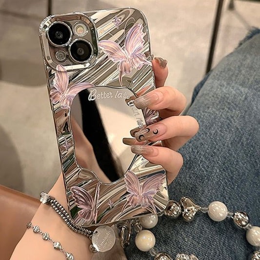 Set Mirrored Strap Case / Phone Butterfly