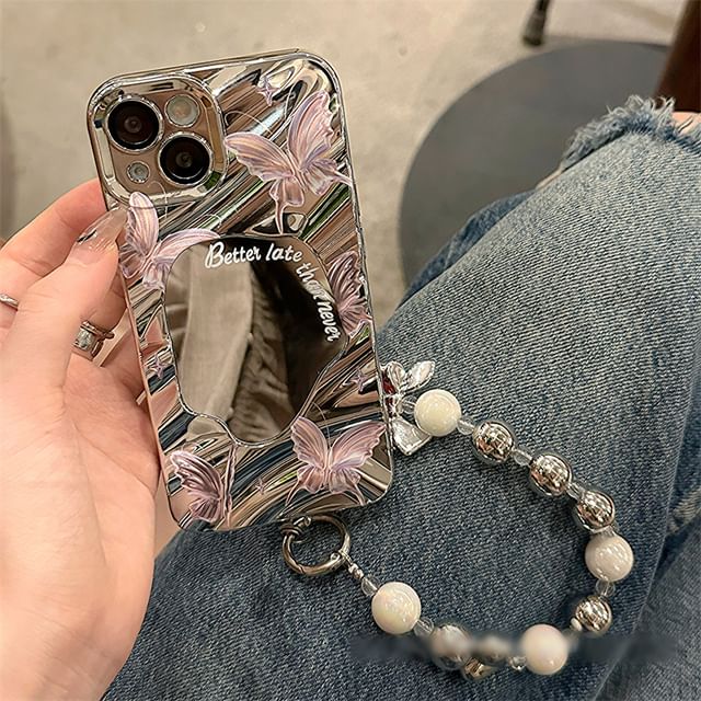 Set Mirrored Strap Case / Phone Butterfly
