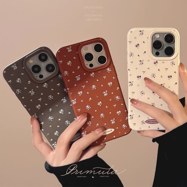 Floral Case Phone