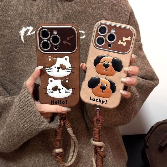 Set / Strap Animal Case Phone