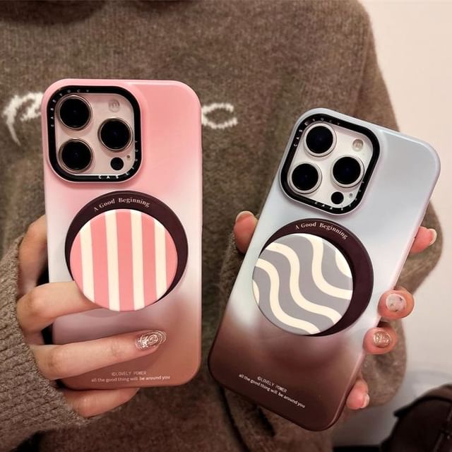 Gradient with Case (Compatible Magnetic Phone MagSafe)