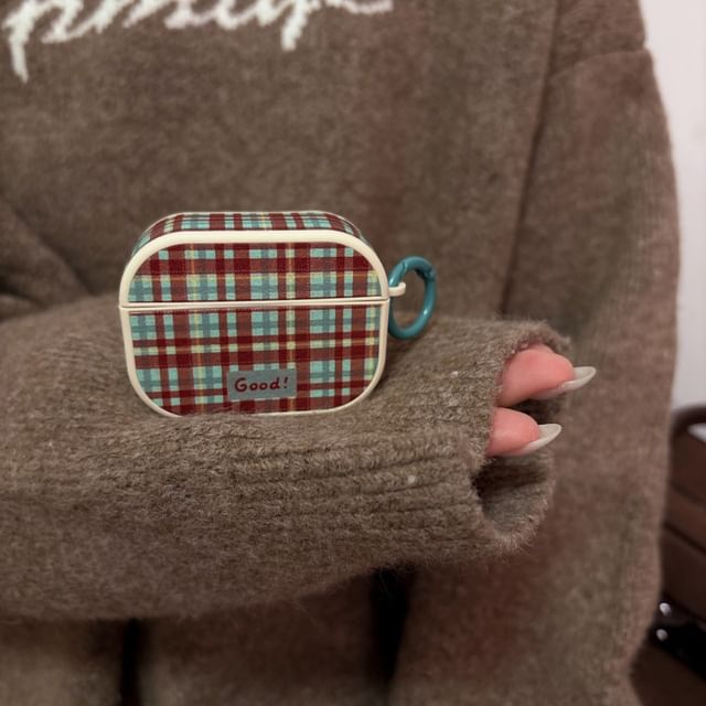 Pro Earphone Plaid Case Skin AirPods /
