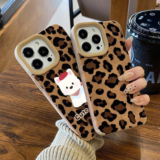 Phone Print Case Leopard