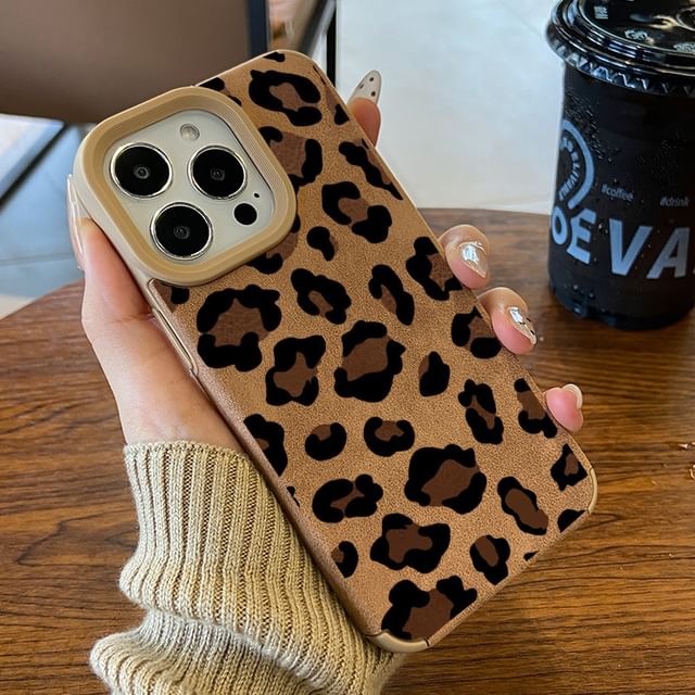 Phone Print Case Leopard