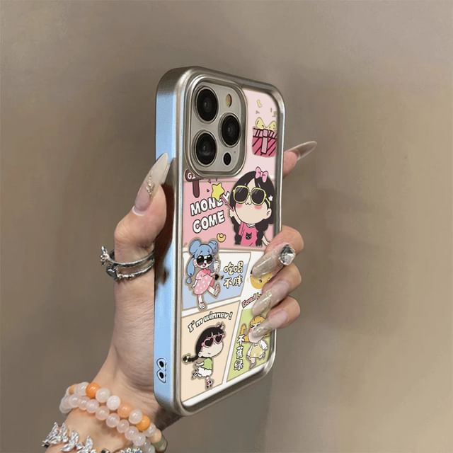 Phone Girl Print Case