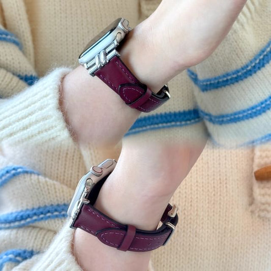 Watch Genuine Apple Leather Band