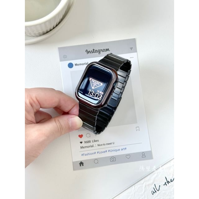 Apple Bracelet Protective Magnetic Alloy Watch Case / Band Set