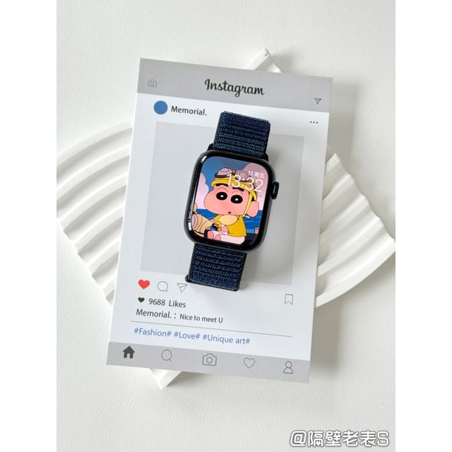 Adhesive Watch Apple Nylon Band Self