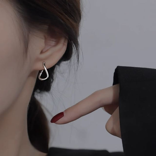 Hoop Alloy Irregular Earring