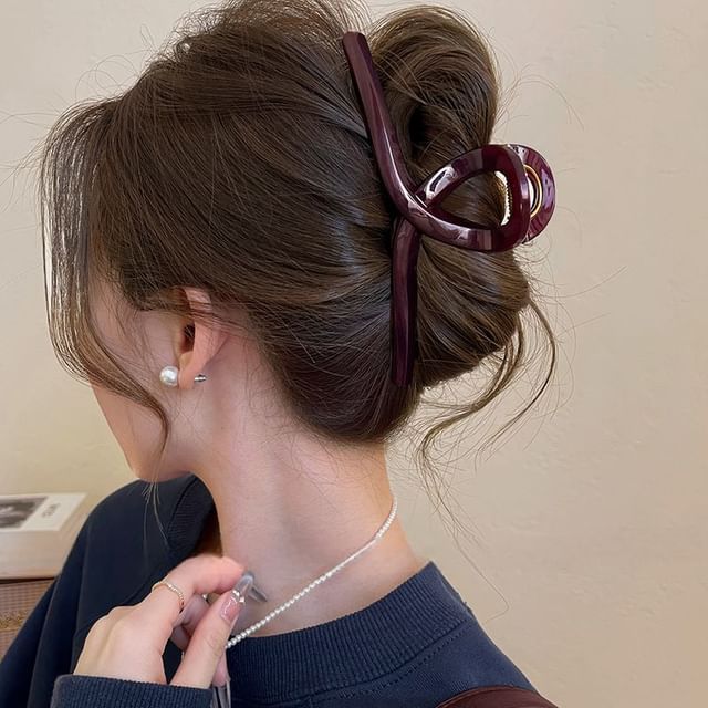 Hair Acrylic Claw Designs) Clip (Various