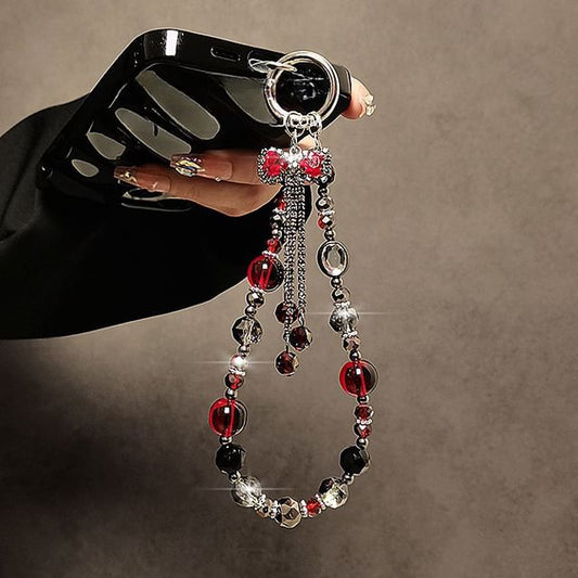 Strap Crystal Bow Faux Phone