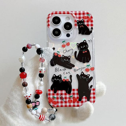 Set / Cat Phone Case Strap