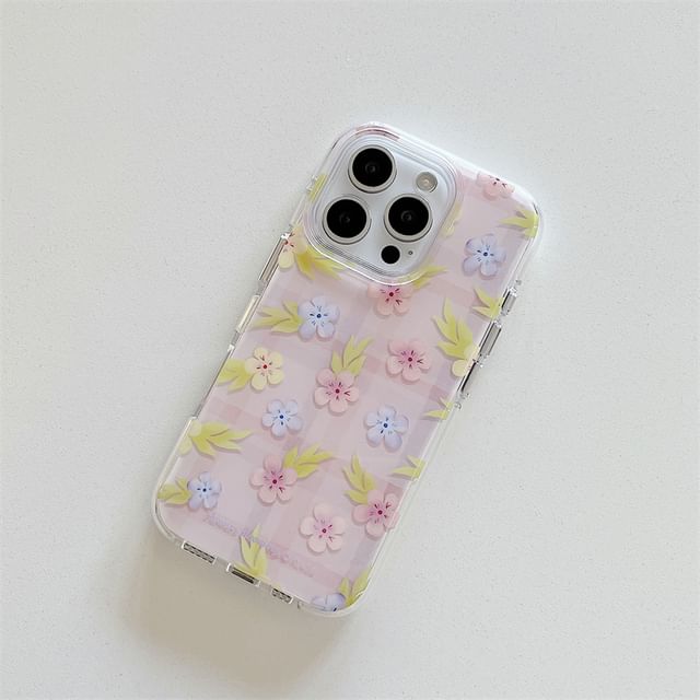 Floral Phone / Strap Case Set
