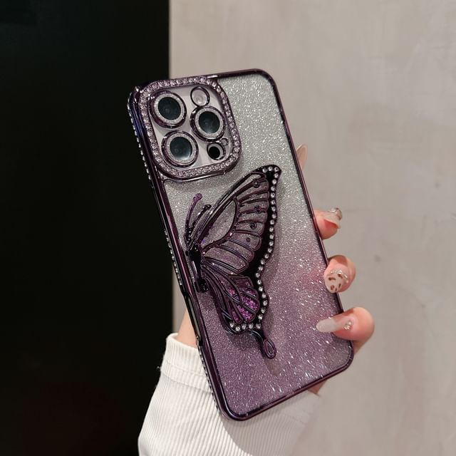 Butterfly Phone Case Embellished Stand