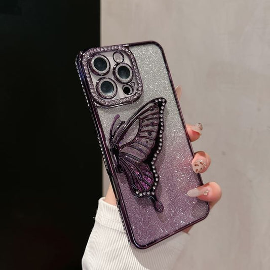 Butterfly Phone Case Embellished Stand