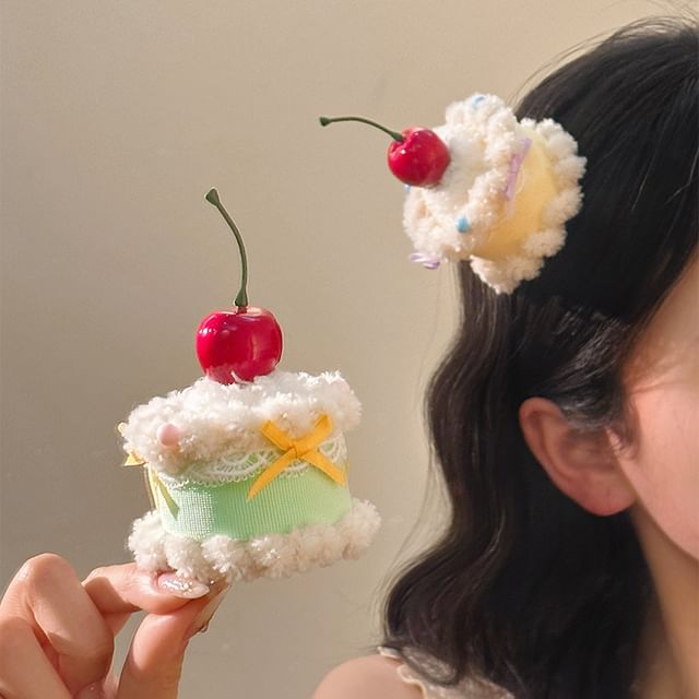 Clip Hair Cherry Cake
