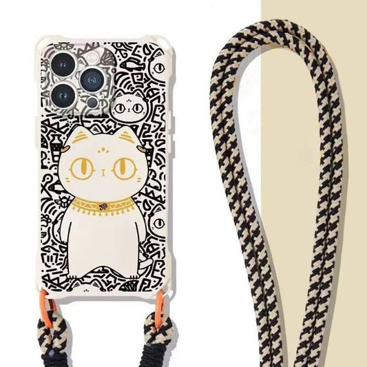 Strap Cat Lanyard Set Phone / Case