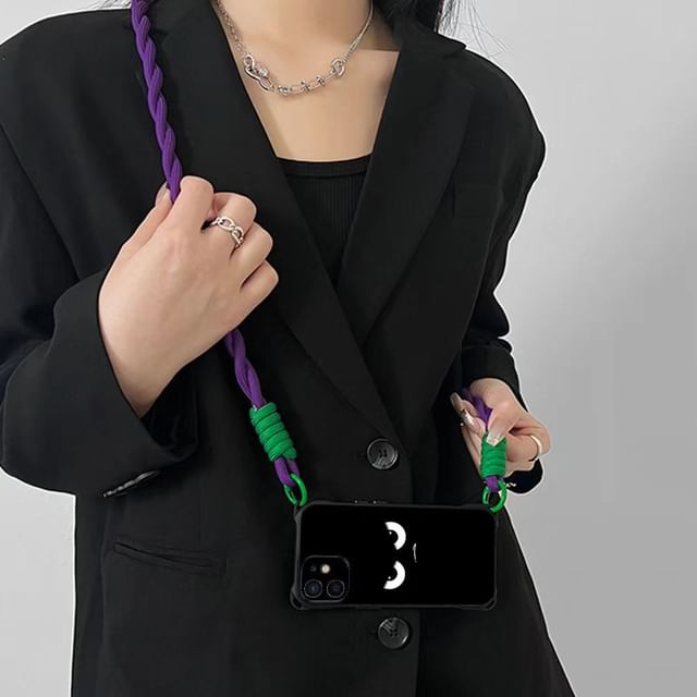 Lanyard Phone Cartoon / Case Eye Set Strap