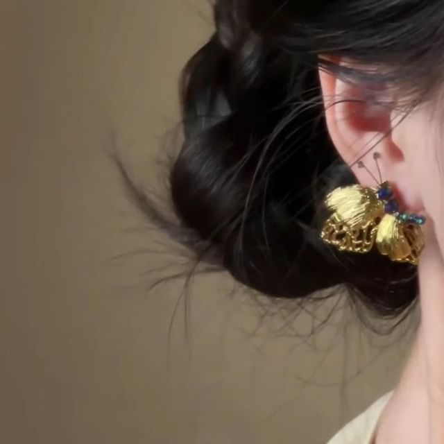 Butterfly Drop Earring