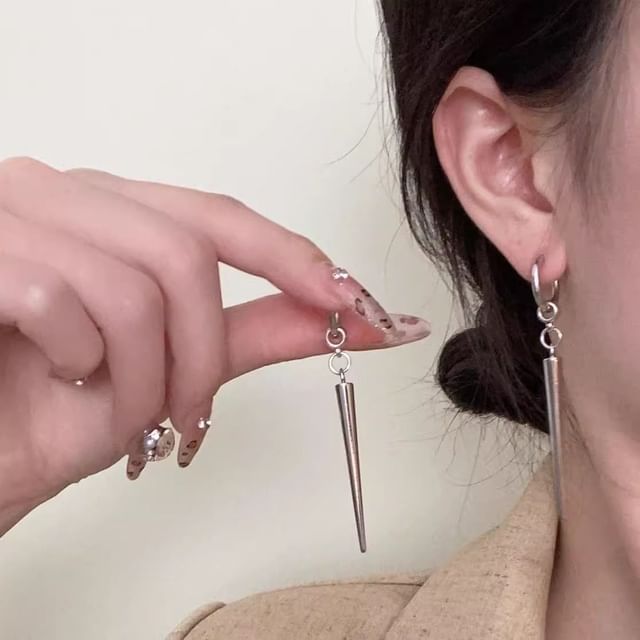Cone Dangle Alloy Earring