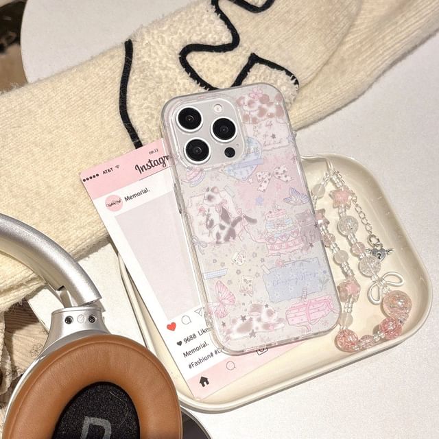 Cat Phone Case / Strap / Set