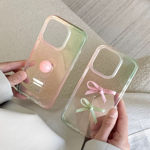 Ribbon Phone Case Finger Strap /
