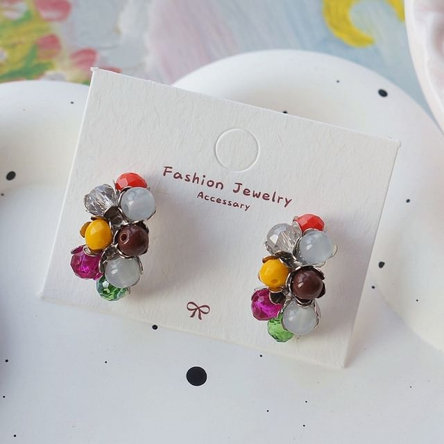 Earring Stud 925 Sterling Silver Bead