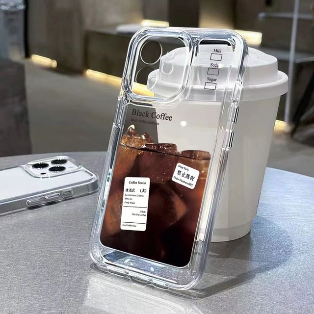 Coffee Phone Case Transparent