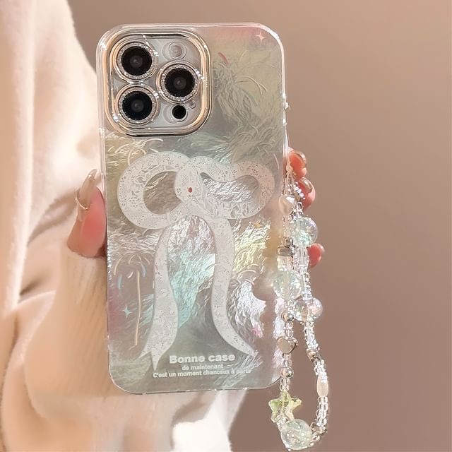 Bead Snake / Set Print Strap Case Phone