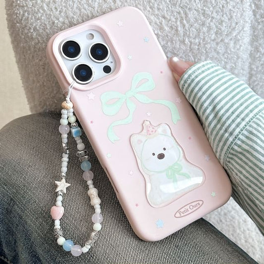 Print / Phone Bead Dog Set Case Strap