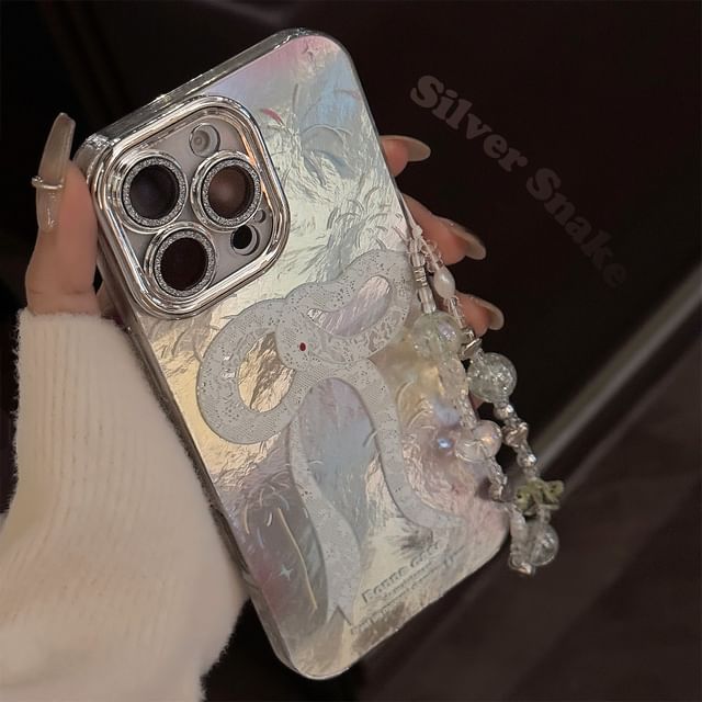 Bead Snake / Set Print Strap Case Phone