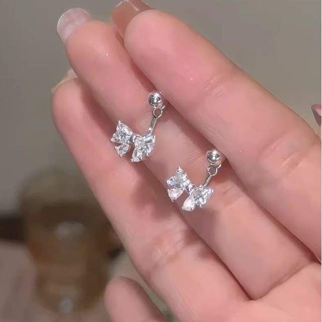 Bow Rhinestone Jacket Ear