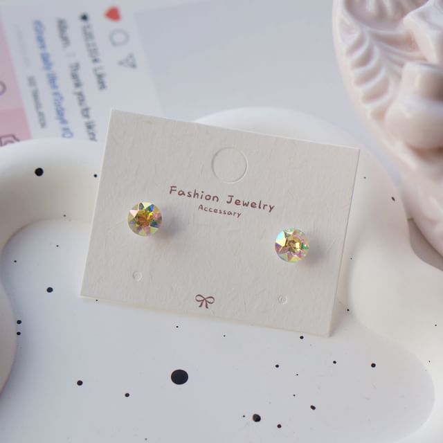 Rhinestone Earring Stud
