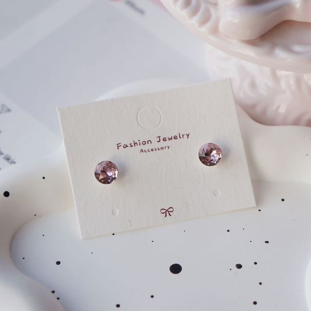 Rhinestone Earring Stud