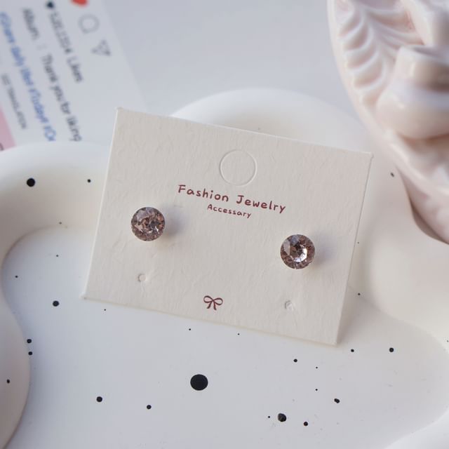Rhinestone Earring Stud