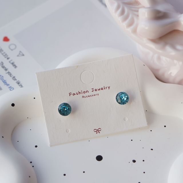 Rhinestone Earring Stud