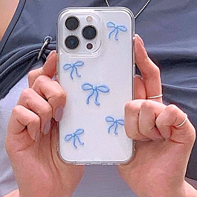 iPhone Print Bow Case