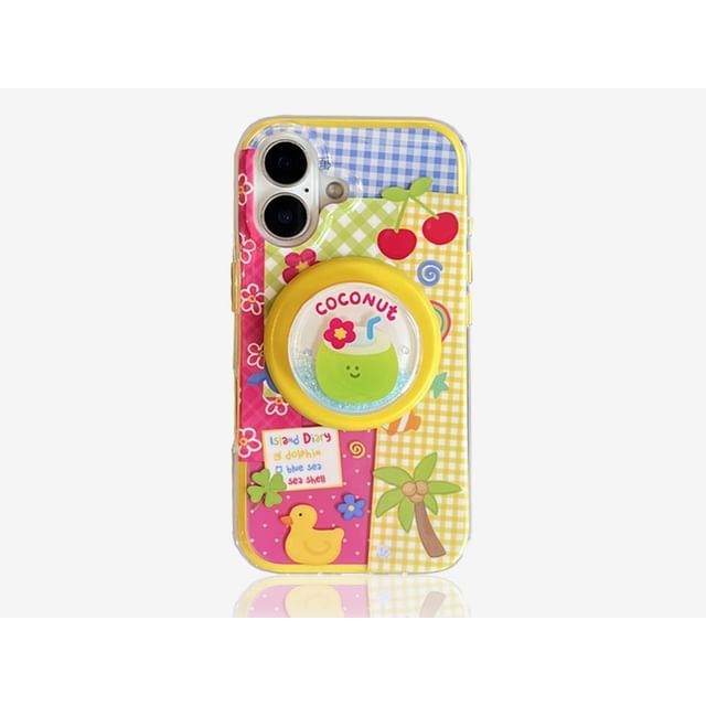 Panel (Compatible MagSafe) Phone Magnetic with Case Cartoon