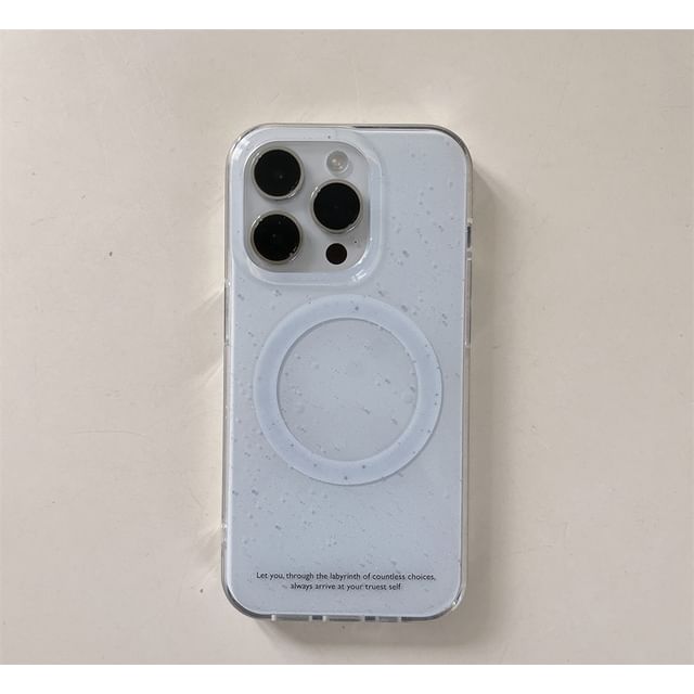 with MagSafe) Glitter Case Phone (Compatible Magnetic