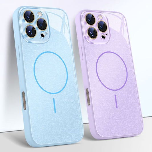 (Compatible Case MagSafe) Magnetic iPhone Glitter with