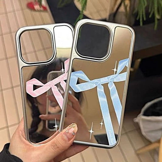 Ribbon Mirror Case Phone Print