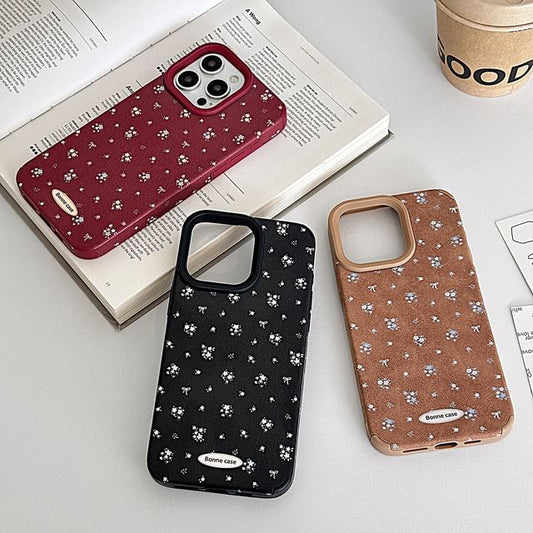 Phone Print Floral Case