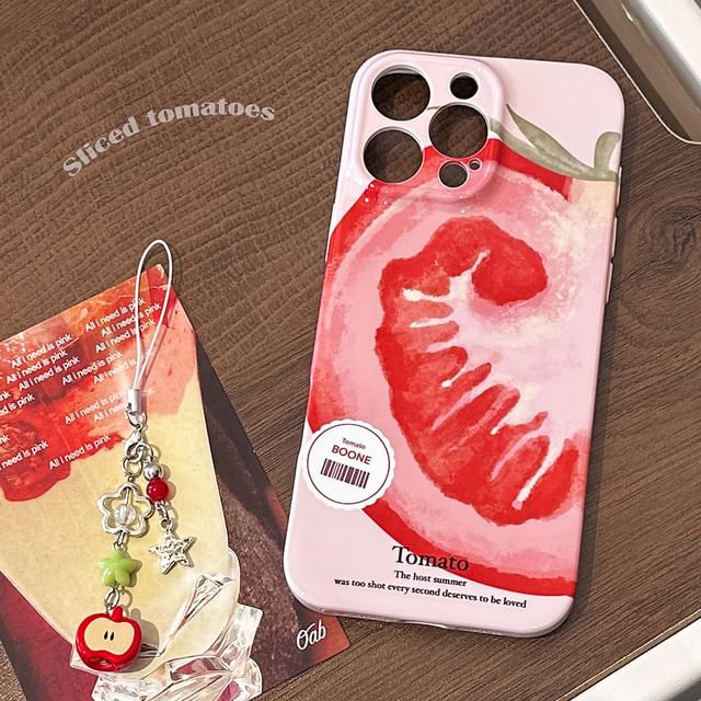 Case Phone Print Tomato