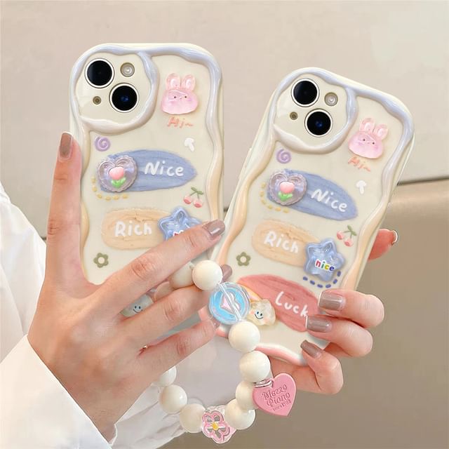 3D Set / Case Cartoon Strap Phone