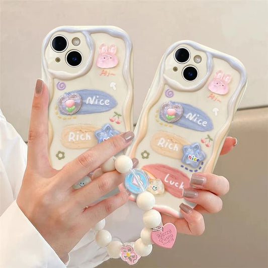 3D Set / Case Cartoon Strap Phone