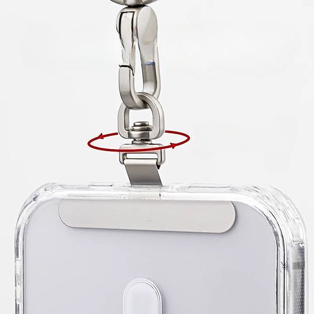 Rotatable / Lanyard Designs) Pad Steel Phone Stainless (Various