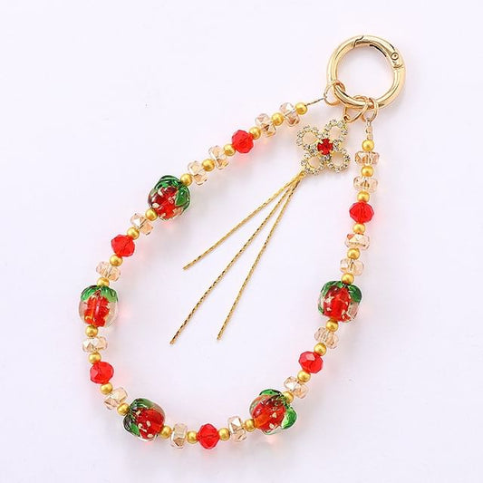 Phone Bead Clover Strap Fruit