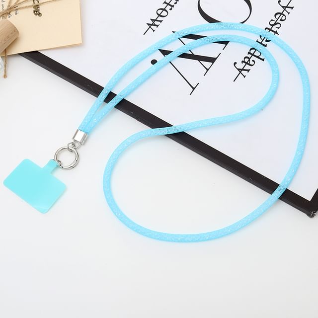 Glitter Phone Pad Lanyard with