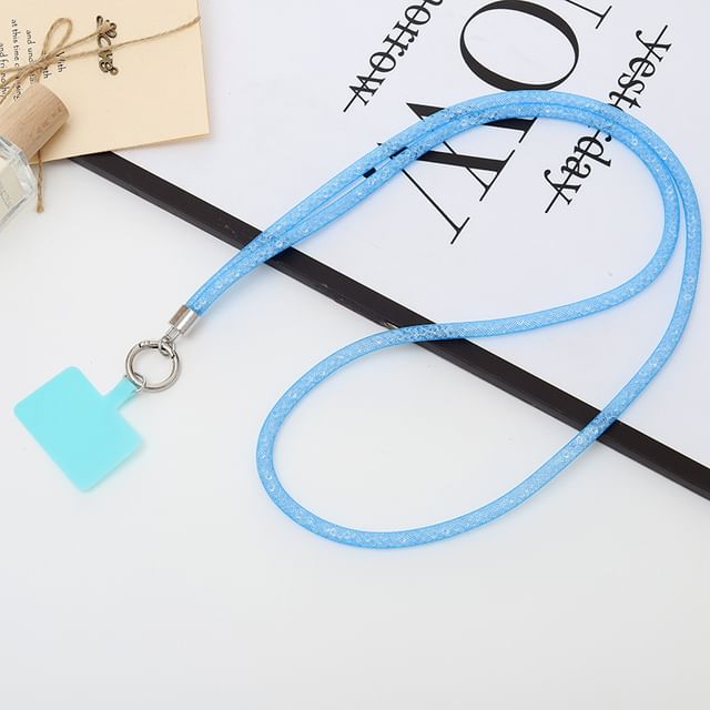 Glitter Phone Pad Lanyard with