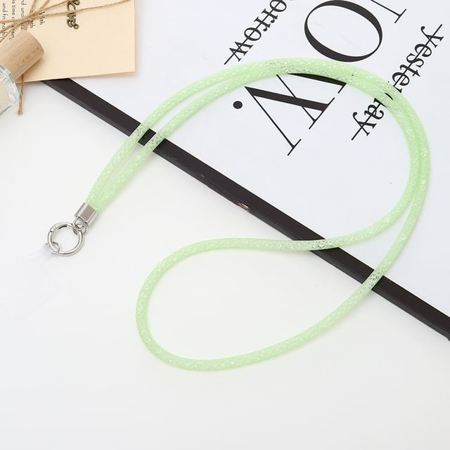 Glitter Phone Pad Lanyard with